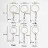 Eco-Friendly Nickel-Free Metal Keyring: DIY Jewelry Accessory, Split Ring Keychain with Doll Pendant
