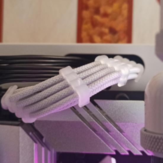 24 шт./набор PP гребень для кабеля многоразовый 6/8/24-контактный органайзер-зажим для кабелей питания компьютера для настольного ПК