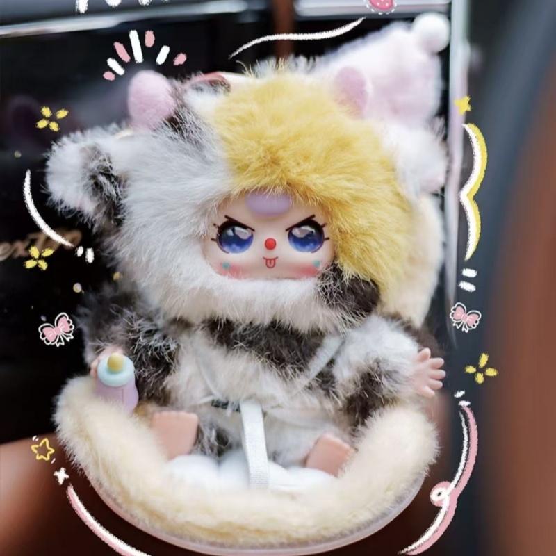 Детский Трехколесный Транспортный Детский Серия Слепой Бокс Мистери Плюшевые Игрушки Брелок-Подвеска Для Коллекционеров Кукла-Сюрприз С Автокреслом