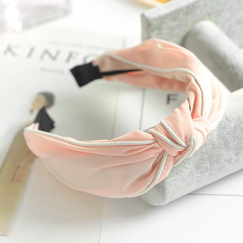 Double Color Wide Edge Headband Chic Style Headband Spring Summer Autumn Hair Accessories Headgear