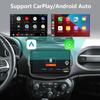 2Din 4G Android 14 автомобильный радиоприемник мультимедиа видеоплеер стерео для Jeep Renegade 2016-2020 навигация GPS головное устройство Carplay