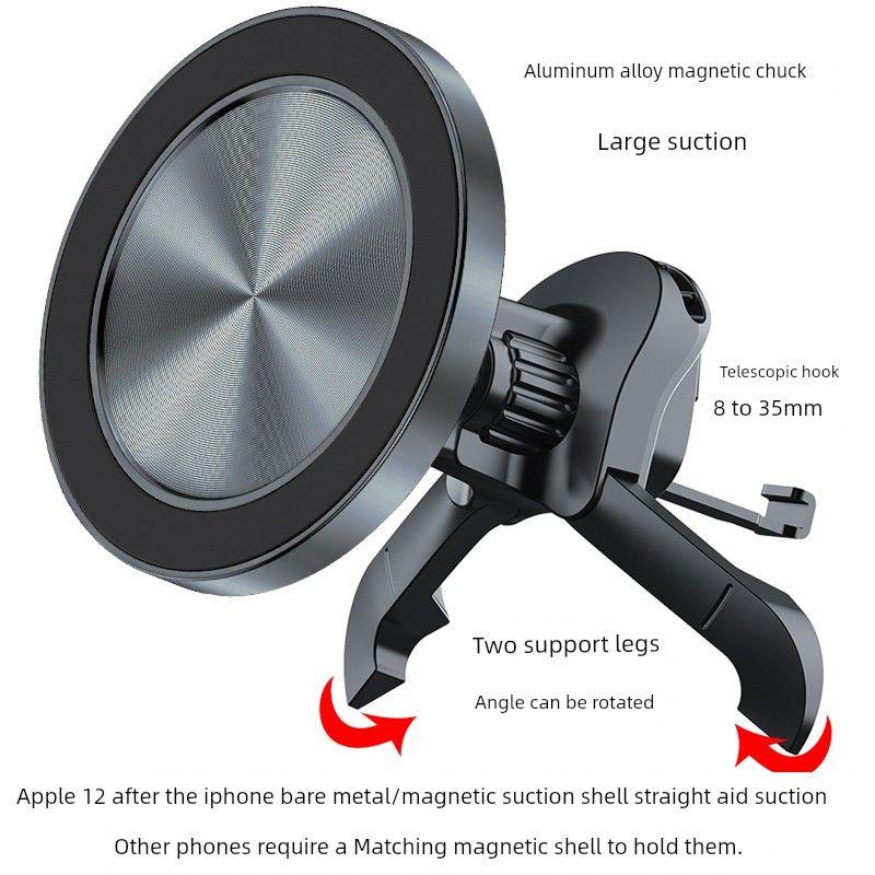 Mobile Phone Car Mount 2026 New Model Car Air Vent Navigation-Specific Multifunctional Car Hook Phone Holder
