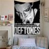 DDeftones Band Anime Tapestry Hanging Tarot Hippie Wall Rugs Dorm Home Decor
