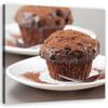 Canvas Print Chocolate Muffins