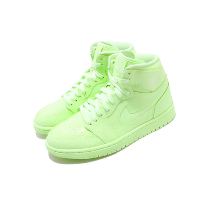 Женские кроссовки Air Jordan 1 High Prm 'Barely Volt' Jordan AH7389-700