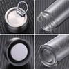Xinuo Portable Borosilicate Glass Tea & Water Bottle