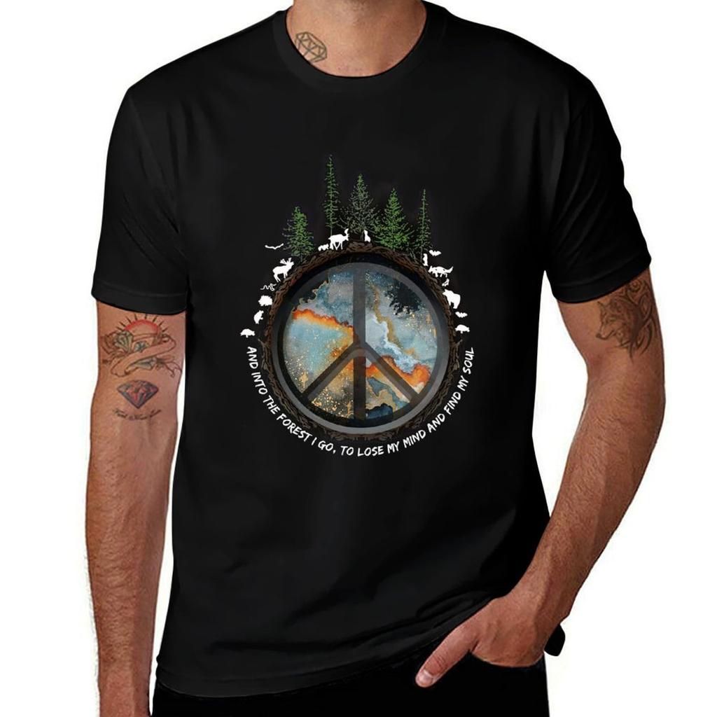 My I Forest Into Soul Find The Mind To And Go And Lose My TShirt Urban Casual Loose Fit Tee