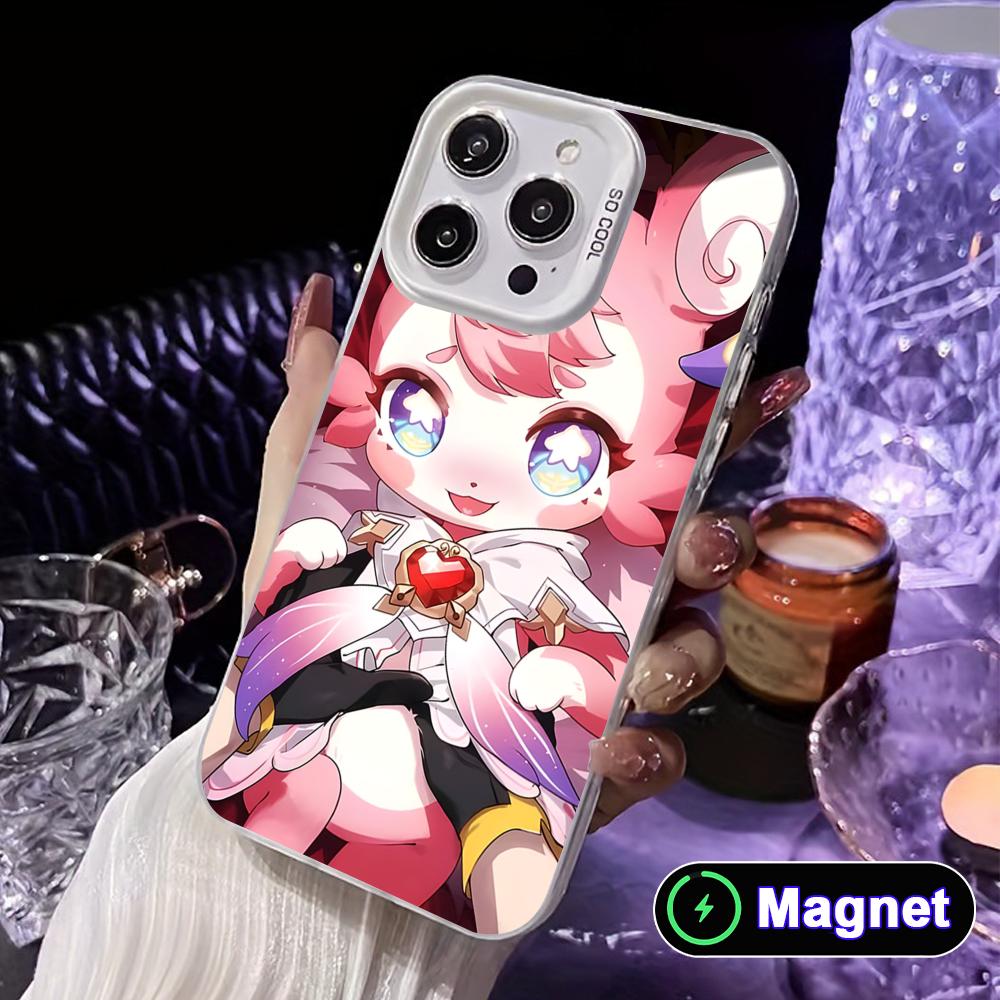 HSR Mem White Translucent MagSafe Mobile Phone Case for iPhone 17 16 15 14 13 12 11 X XR XS Air Pro Max Plus Cover