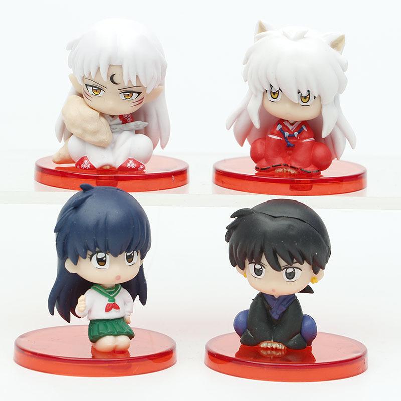 4 Pcs Set Anime Character Cute Figure Model Toys 5cm