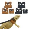 PU Leather Reptile Harness Adjustable Pet Training Harnesses New Reptile Walking Leash  for Outdoor