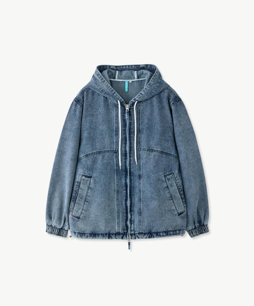 Худи Stco Diems Cutout Denim на молнии, синее (негабаритный)_Ldjxa01Osl