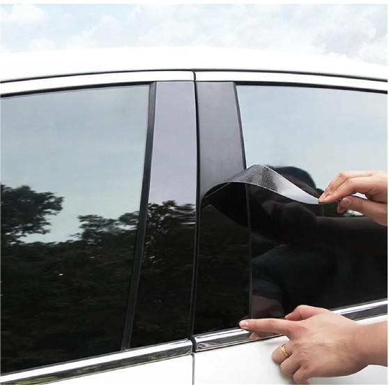 Pillar Posts 8Pcs Fit for Toyota Prius 2016 2017 2018 2019 2020 2021 2022 Gloss Black Pillar Post Door Decor Window Colum BC Cover Trim