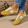 Fashion New Spring/autumn Women's Flats Round Toe Flat Lace-up Shoes for Women Outdoor Fashion Anti-slip Shoes Low Top Platform Sneakers