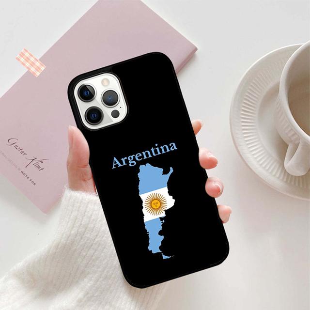 Чехол для телефона с флагом Аргентины для iPhone 17 Air 15 16 11 12 13 14 Pro Max Чехол для iPhone 17 Air Max Plus coque Fundas Shell