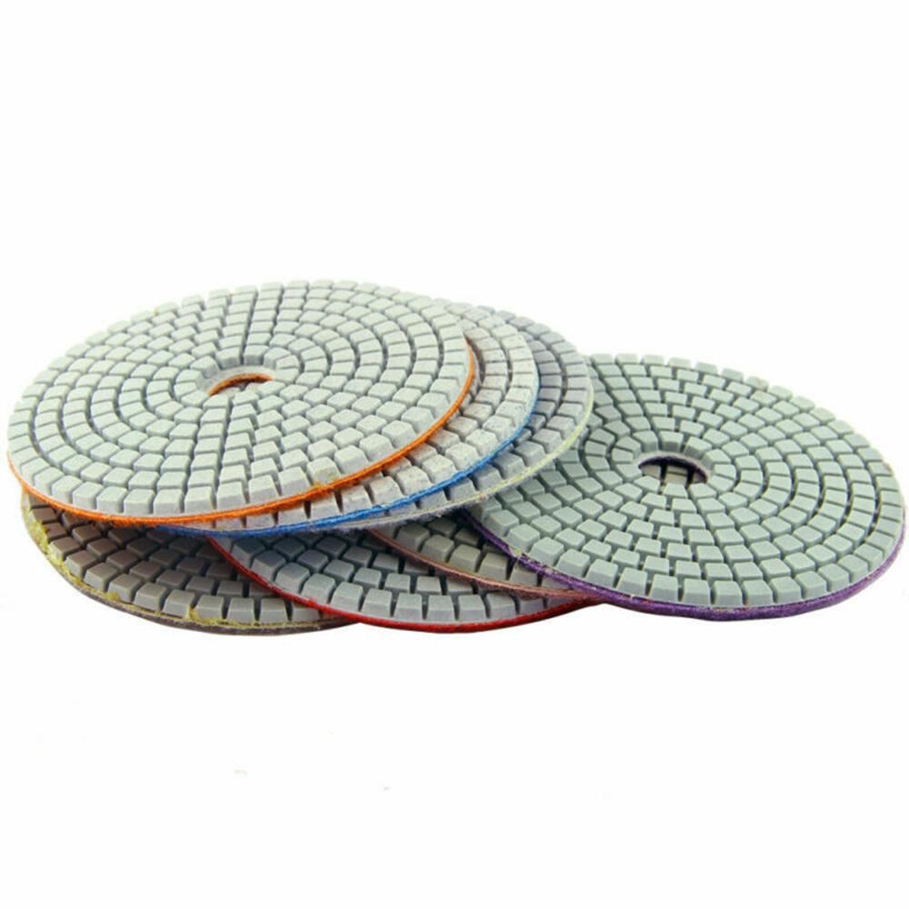 8pcs 3“Diamond Electric Grinder Polishing Pads For Granite Stone Tile Grindings.