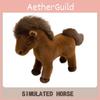 Horse Animal Plush Dolls Decor With Pp Cotton For Kids And Collectors Gift