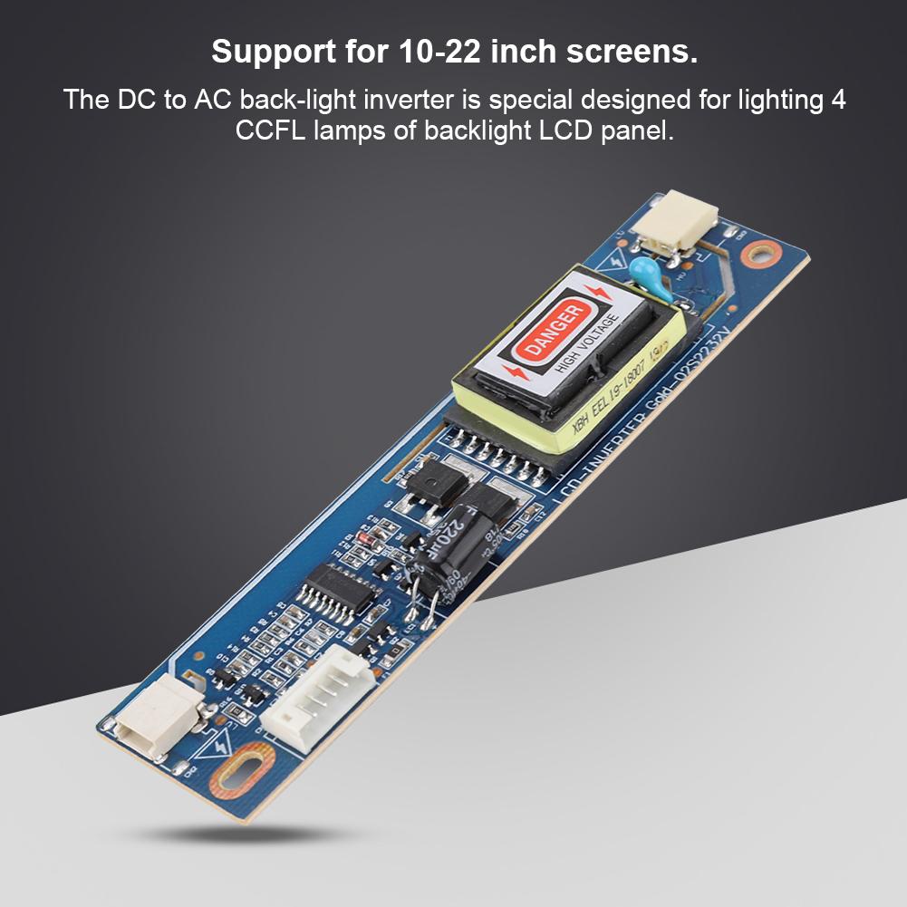 CCFL Dual Lamp Large Port High Pressure Inverter Board for 10 22 LCD Screen Backlight 10 28V