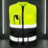 with Pocket Reflective Vest High Visibility Construction Clothes Outdoor Safety Clothing  Cycling