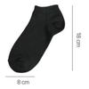Women's Basic Short Socks Black/White [5~8(US) 2.5~5.5(UK)36~39(EU)]