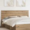 Headboard in Artisan Oak Finish 200 cm Particleboard