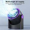 Yousheng Mini Desk Fan LED Digital Display 100 Speed Adjustable Quiet USB Rechargeable Fan Home Office Outdoor Travel Portable Summer Cooling Fan