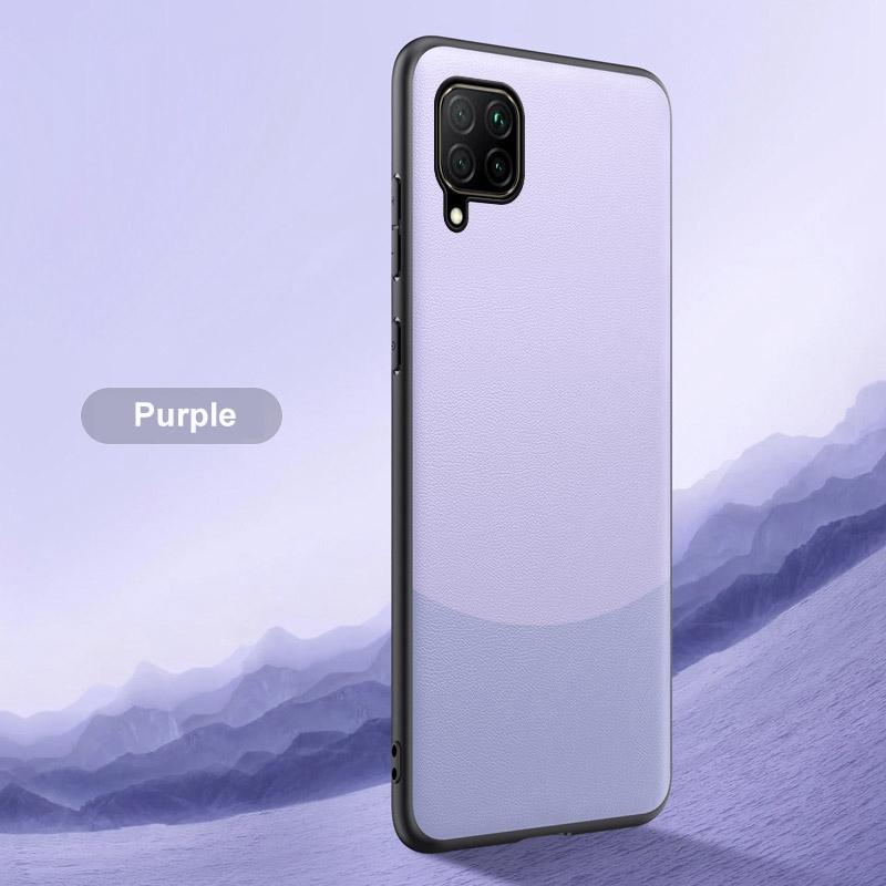 Роскошный чехол из искусственной ПУ кожи для Huawei Nova 7i P40 Lite Задняя крышка Матовая силиконовая защита Чехол для телефона для Huawei Nova 6 SE Nova7 i