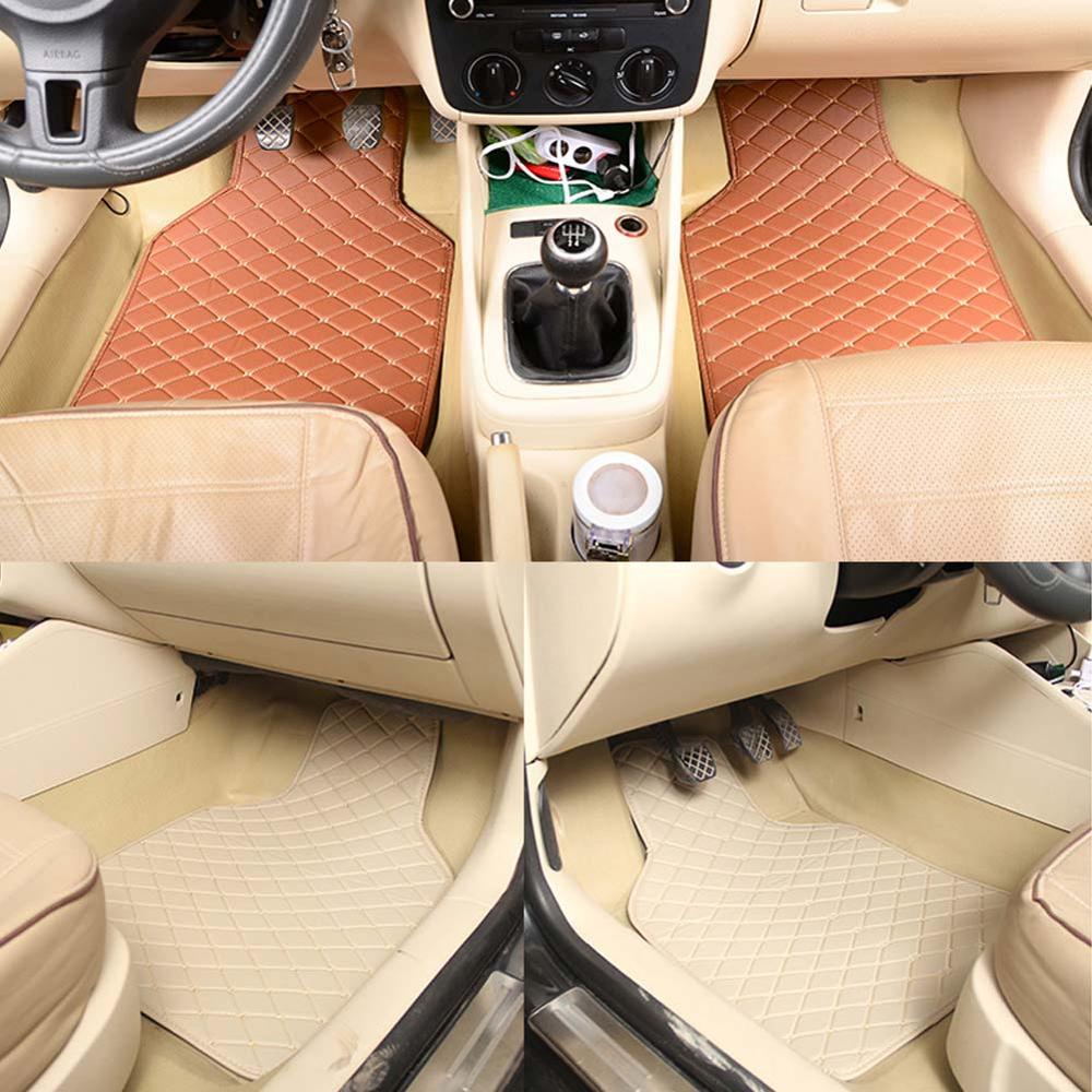 4 шт. Универсальные автомобильные коврики, коврики, водонепроницаемые, грязные коврики для всех автомобилей