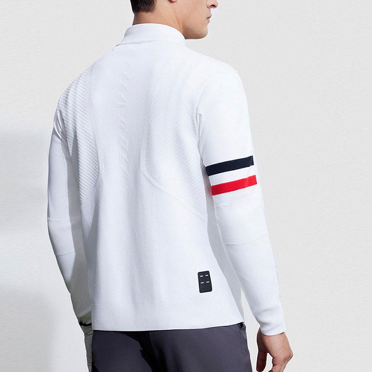 Fila Куртка мужская Golf Series с градиентной молнией и воротником-стойкой, нефритово-белая A11M345406F-WT