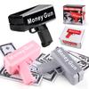 Upgraded High-Power Electric Money Gun Cash Sprayer Dollar Toy Gun Holiday Prop Toy Black