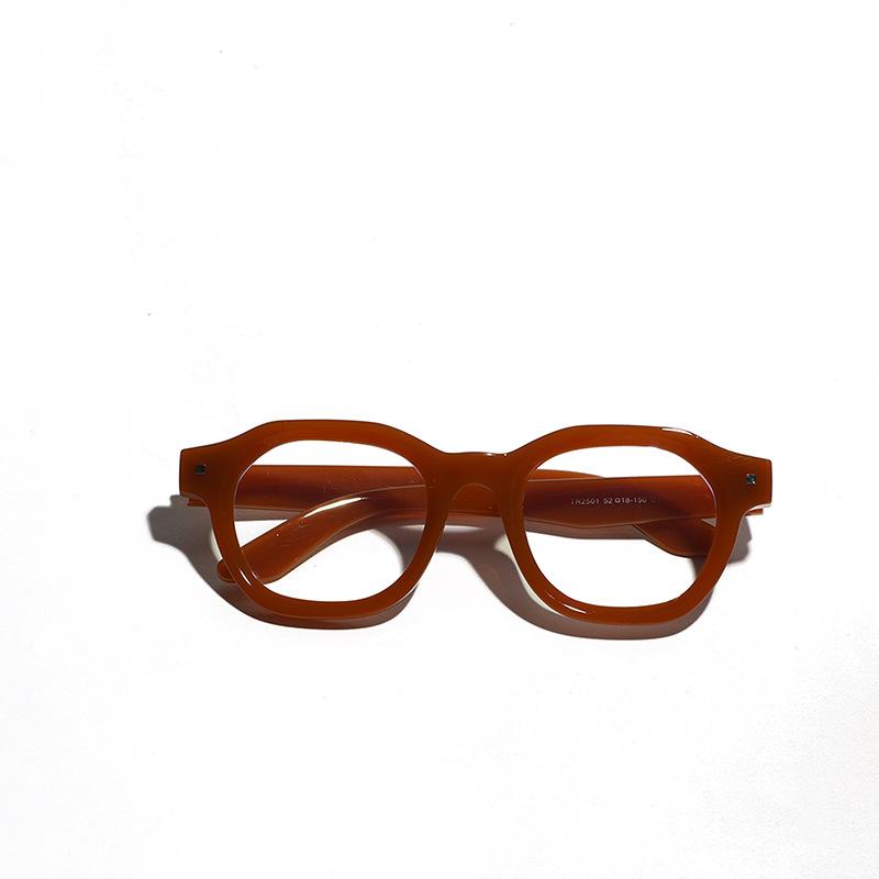 Поляризованные солнцезащитные очки мужские японские и корейские квадратные ретро-солнцезащитные очки женские очки