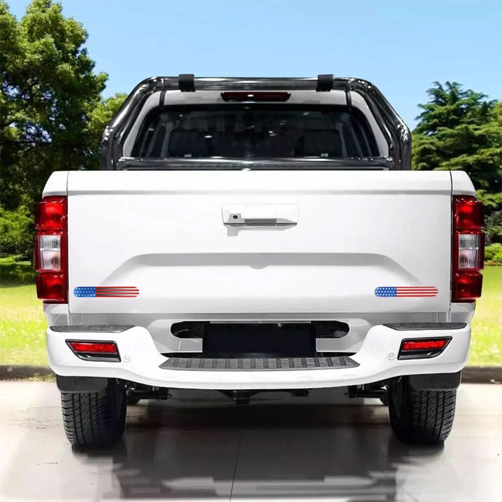 Металлическая 3D наклейка Американский флаг Длинная полоса Декаль Авто Декоративная наклейка Автостайлинг Украшения кузова Аксессуары 1 шт.