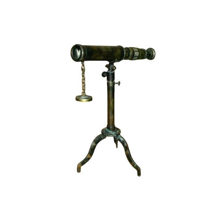 Telescope Brass Tripod Stand Nautical Brass Antique Decor Antique Marine Gifted