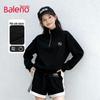 Baleno Women's Half-Zip Stand Collar Sweatshirt