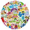 50 Штук Стикеров-Граффити из Коллекции Pixar Animation для Украшения Багажа с Водонепроницаемыми Стикерами Disney