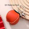 Хурма DIY Материал Пакет Брелок Груша Кожа Брелок Модный Фруктовый Подвес для Сумки Женщины