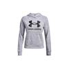 Pullover Hooded Printed Long Sleeve Sweatshirt Women Tops Gray 1369460-011