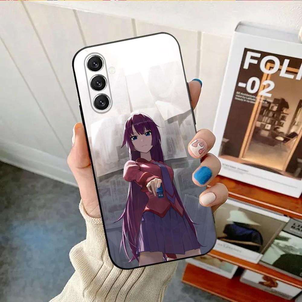 Чехол для телефона серия Monogatari для Samsung Galaxy A13, A21s, A22, A31, A32, A52, A53, A71, A80, A91 Мягкий черный корпус