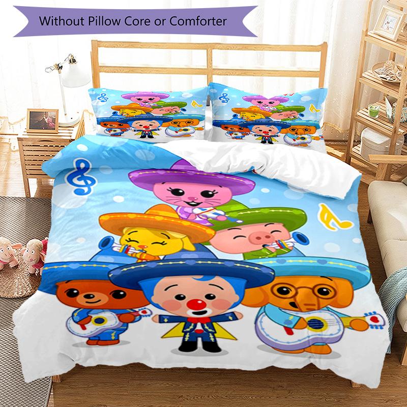 3pcs Flim Flim3 Design Cover Set - HD Printed Bedding with 1 Cover and 2 Pillowcases - Perfect for Home and Dorm Decor