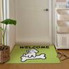 Cute Cartoon Dog Welcome Entrance Doormat Anti-slip PVC Floor Mat Entry Porch Hallway Entryway Home Decor Dust Removal Carpet