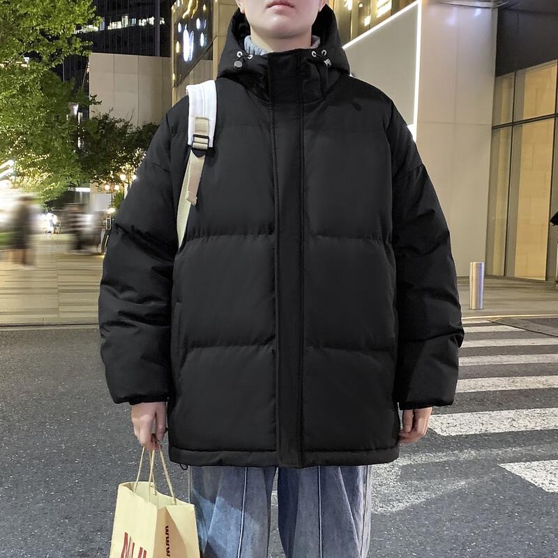 Wassup Sohot Men's Thickened Hooded Padded Jacket