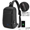 Body Shoulder Large Crossbody Computer Commuting USB Inch PC Pack [Kingsons] Bag, Men's Bag, Capacity, Cross, Popular, Bag, Anti-Theft Lock,