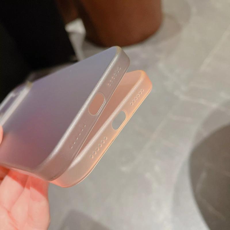 Ультратонкий матовый чехол для телефона для iPhone 17 Air 17 Pro Max Простой однотонный PP Защита от отпечатков пальцев Задняя крышка Funda