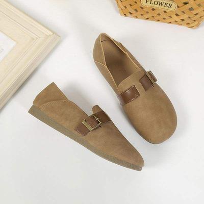 Подошва из коровьей кожи, износостойкая, универсальная, два способа носки, новые биркенштоки 2025 года, ретро литературная обувь, на одной педали, нескользящие туфли для бабушки