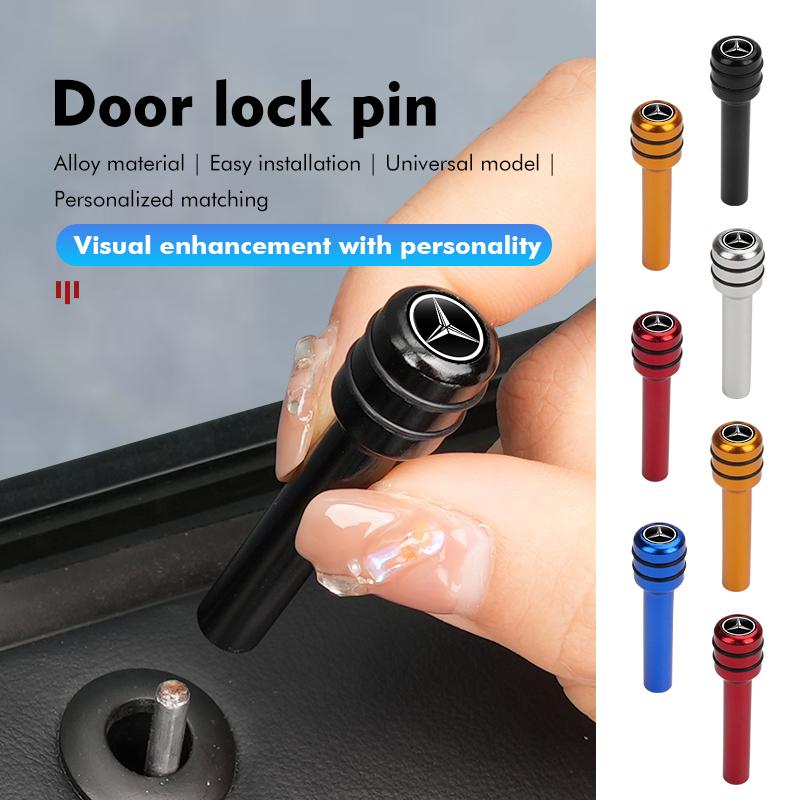 Car Door Lock Pin Knob Pull Security Insurance Auto Universal For Mercedes Benz W202 W212 W126 W140 W168 W177 CLS GLE GLC GLS LF5