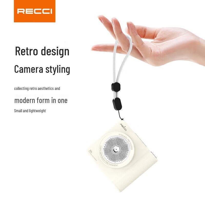 Recci RSK-W48 Camera Bluetooth Speaker CN plug (adapter included)