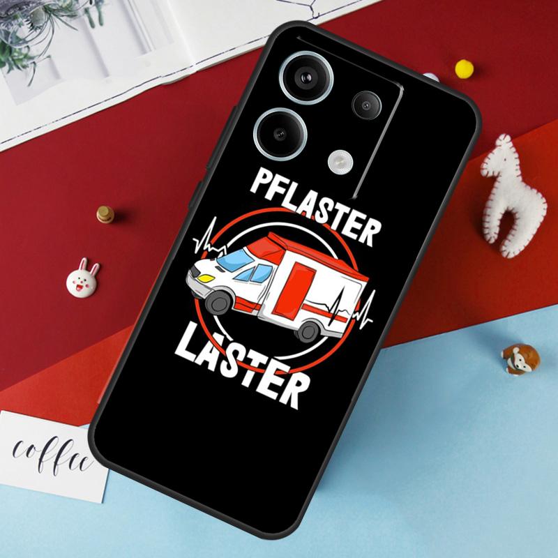 Ambulance EMS EMT Paramedic Case For Xiaomi Redmi Note 13 12 11 8 9 10 Pro Note 12S 11S 10S Redmi 12 10C 12C 13C Cover