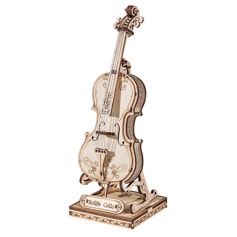 Rorate Rolai 3D Деревянный Пазл - Ручная Работа Настольное Украшение и Развивающая Игрушка