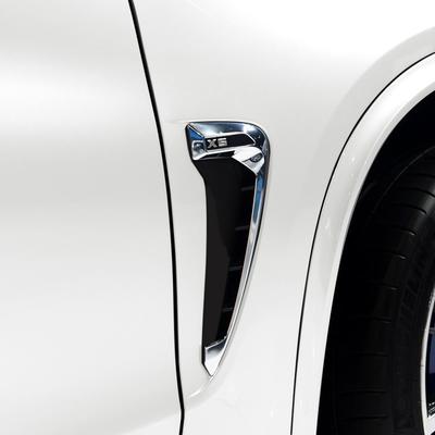 Для BMW X Series X5 F15 X5M F85 Акульи жабры Боковая вентиляционная наклейка Автостайлинг Переднее крыло Боковая накладка вентиляционного отверстия Отделка Вентиляционные аксессуары