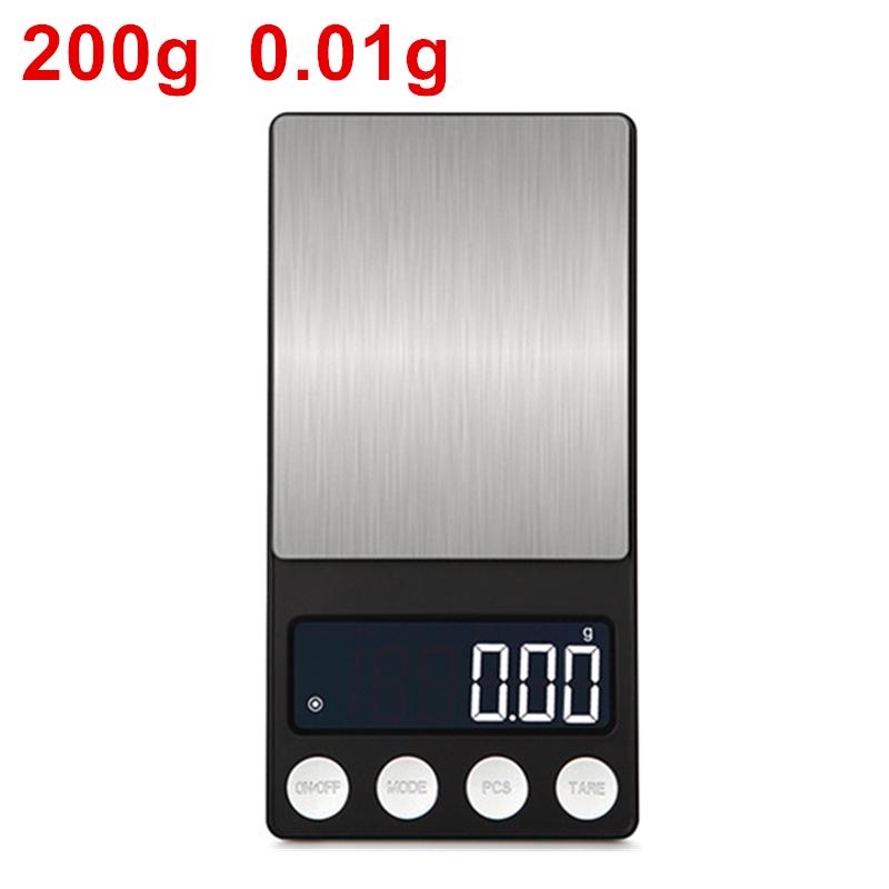 Handheld Digital Scale 500g/0.1g 200g/0.01g Balance Weighing Scale Electronic Kitchen Scale Stainless Steel Tray Jewelry Scale