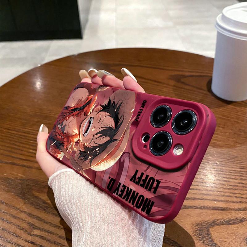 Поверхностные морщины и неровности чехол для телефона с рисунком Луффи защитный матовый чехол из ТПУ мягкий силиконовый чехол